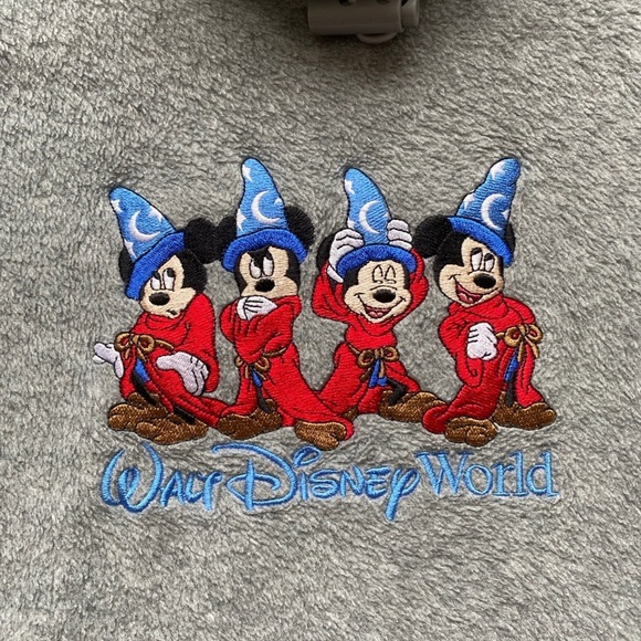 Walt Disney World sorcerer Mickey Mouse fleece pullover  adult small - Picture 3 of 3